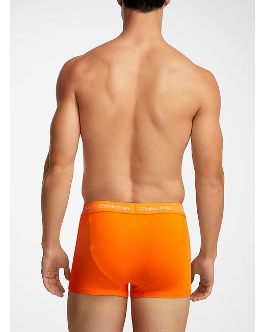 Calvin Klein Orange Pop Colour Trunk for men