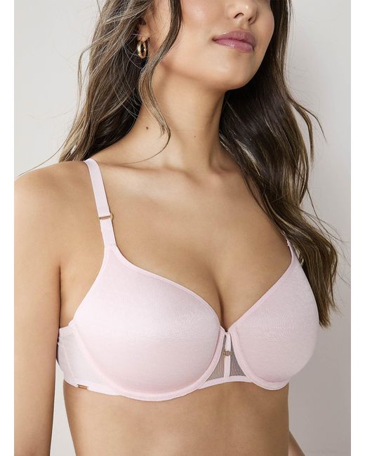 Chantelle Natural Monogram Spacer Plunge Bra
