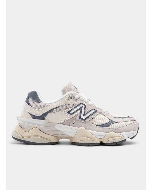 New Balance White 9060 Grey And Beige Sneakers Women