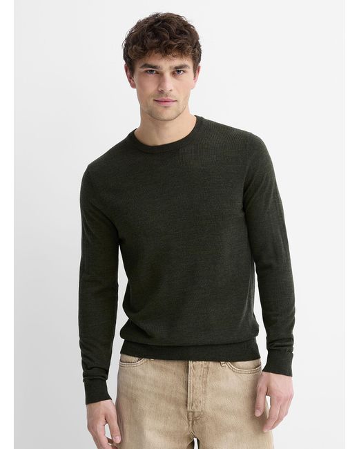 Le 31 Green Responsible Merino Wool Crew for men