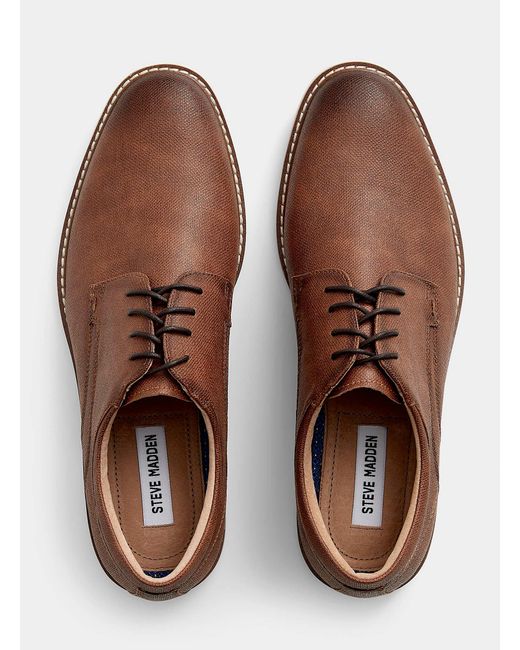 Steve Madden Brown Mondo Derby Shoes Men for men