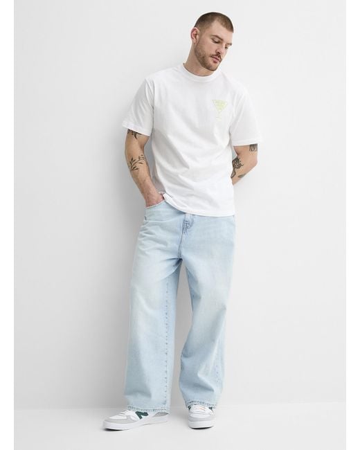 Only & Sons Blue Carl Bleached for men