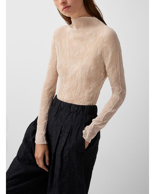 Issey Miyake Twist Long in White | Lyst Canada