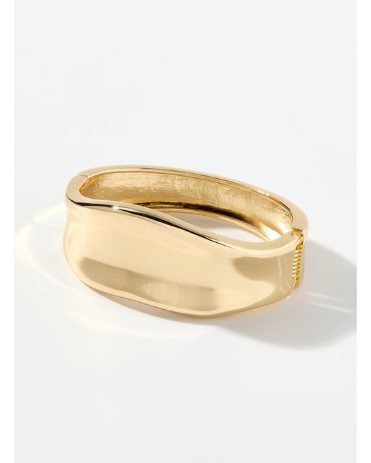 Simon's Natural Curved Bangle