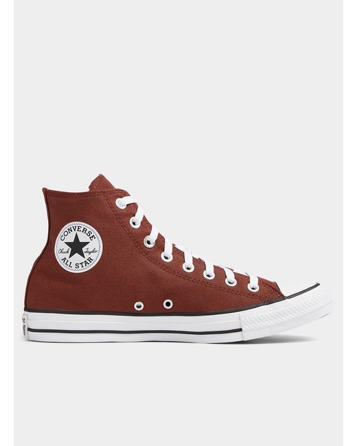 Converse Rosewood Chuck Taylor All Star High Top Sneakers Men in Brown for  Men | Lyst