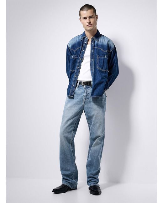 True Religion Blue Ricky Faded for men