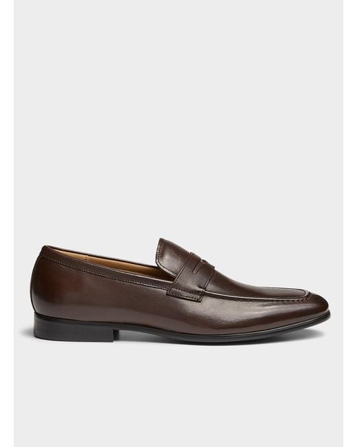 Steve Madden Brown Cantero Ez Penny Loafers Men for men