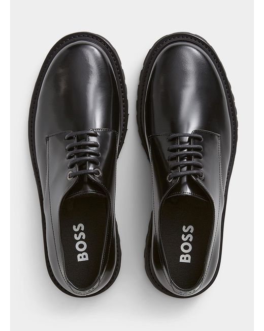 Boss Black Richayl Leather Derby Shoes Men for men