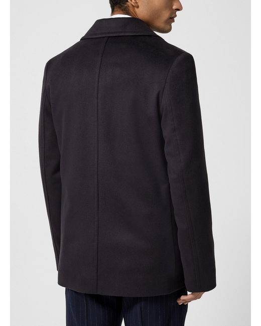 Paul Smith Black Wool And Cashmere Navy for men