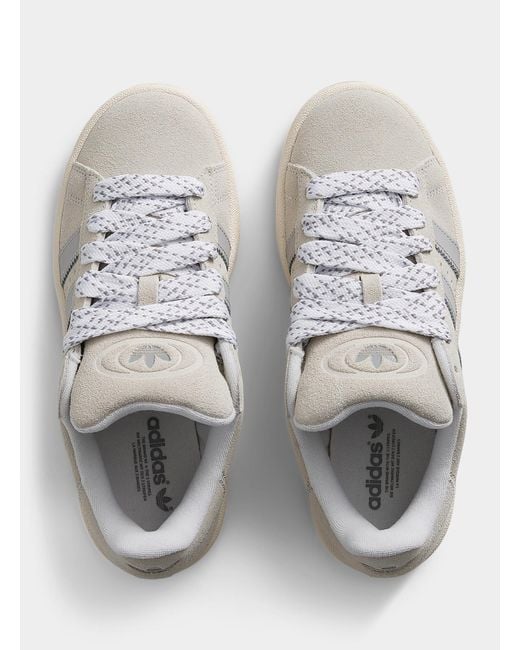 Adidas Originals White Campus 00s Beige And Grey Sneakers Women