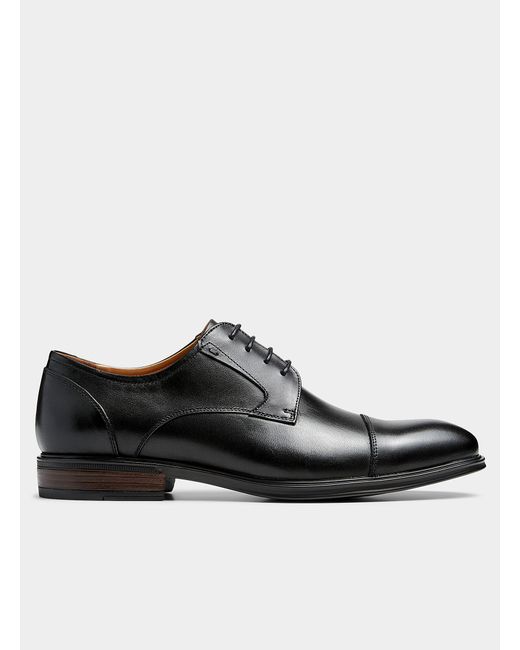 Steve Madden Leather Davion Derby Shoes Men in Black for Men | Lyst