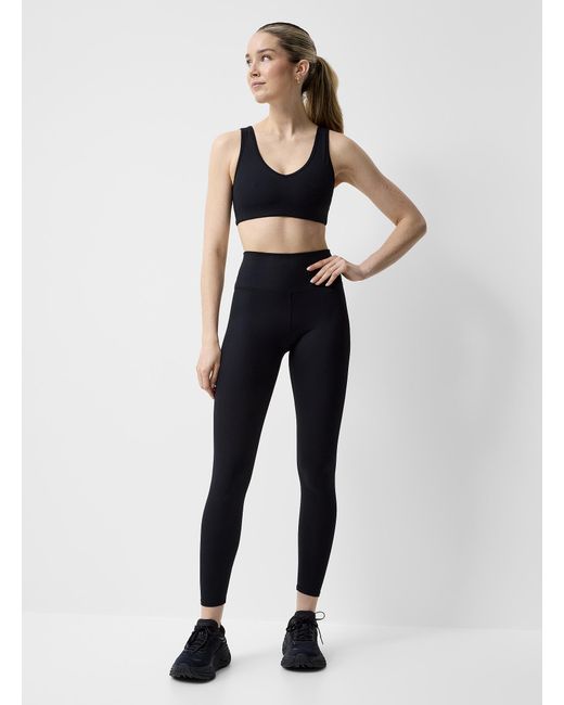 I.FIV5 Blue Ribbed legging 26" Length