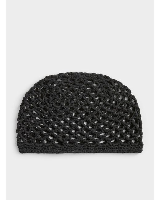 Simon's Black Crochet
