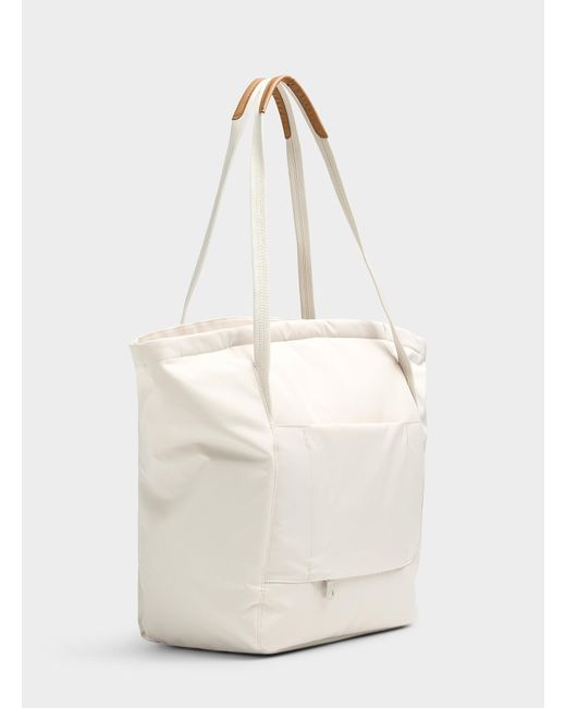 Herschel Supply Co. White Joana Ecosystem Tm Tote Bag With Suitcase Loop