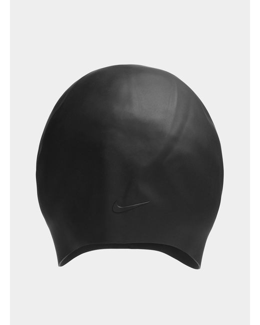 Nike Just Do It Silicone Swim Cap For Long Hair in Black Lyst