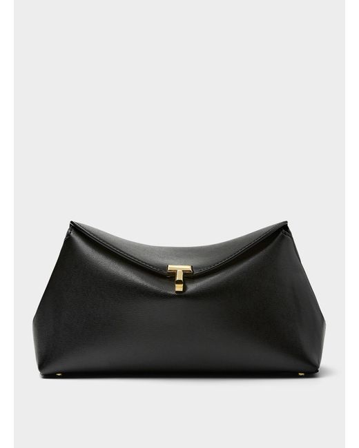 Totême  T-lock Leather Pouch (women, Black, One Size)