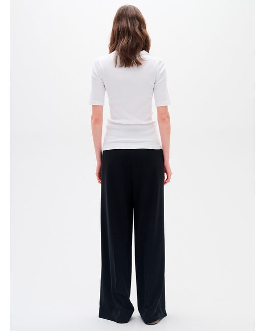 Inwear White Dagna Fitted Ribbed T