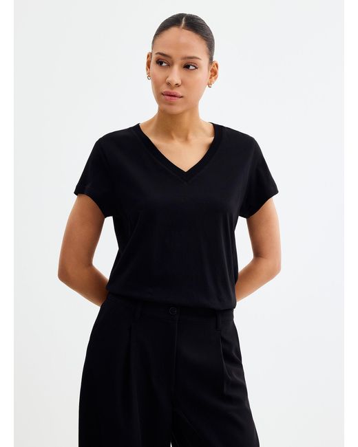 Samsøe & Samsøe Black Soft Jersey V