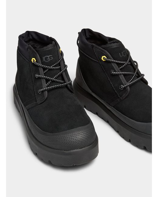 UGG Neumel Weather Hybrid Chukka Boots Men in Black for Men | Lyst