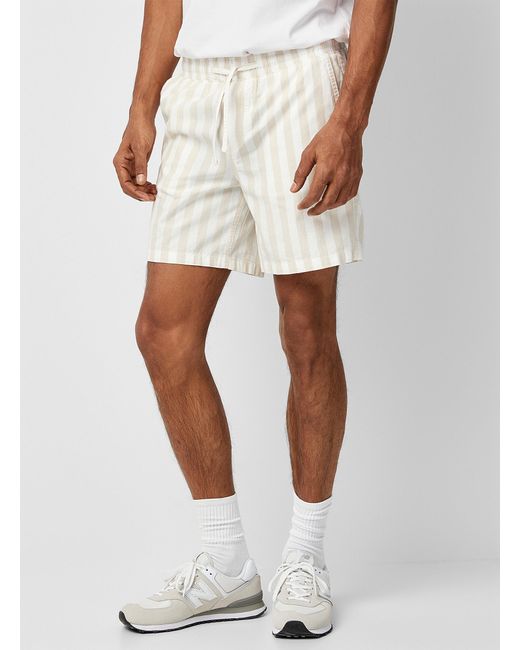 Jack & Jones White Seaside Stripe Short for men