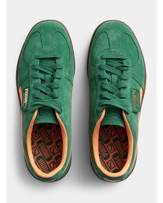 PUMA Green Palermo Sneakers Men for men