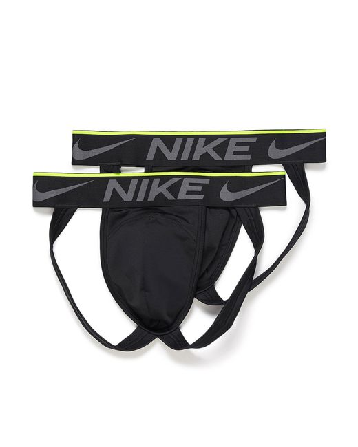 Nike Black Breathe Jockstraps 2 for men