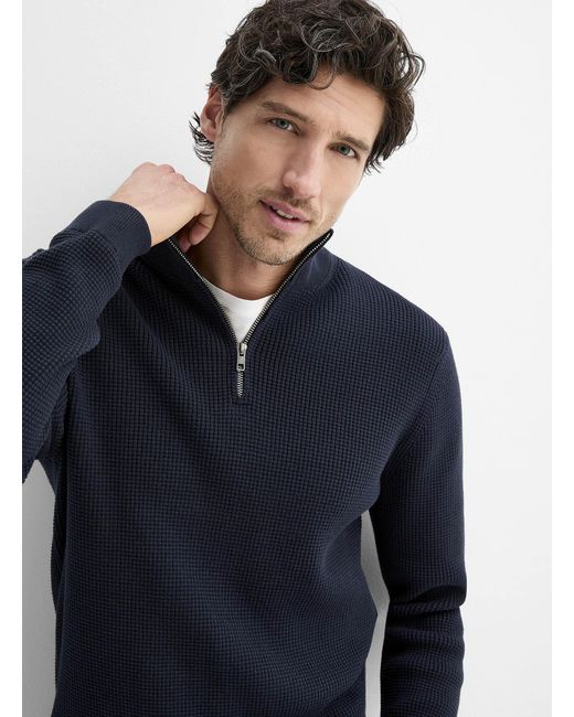 Le 31 Blue Zip for men