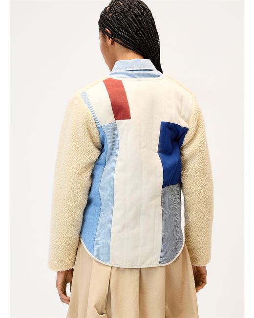 SELFHOOD Blue Patchwork High