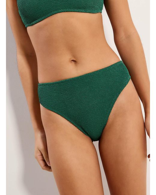 Simon's Green Ruffle Texture High