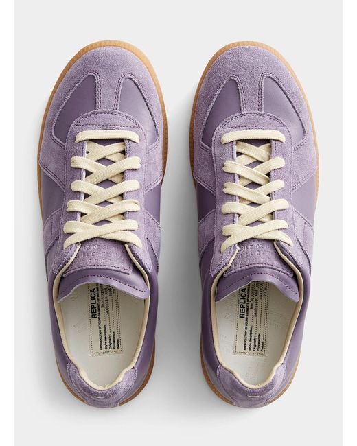 Maison Margiela Purple Replica Sneakers Men for men