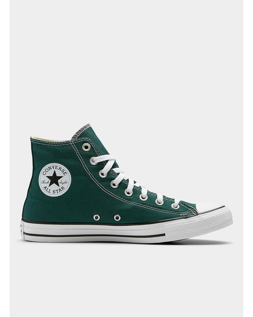 Mens green shop chuck taylors