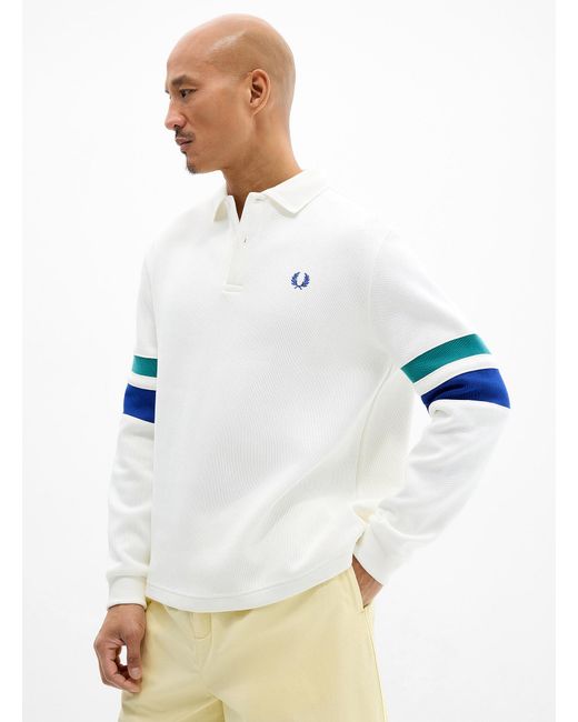 Fred Perry White Striped for men