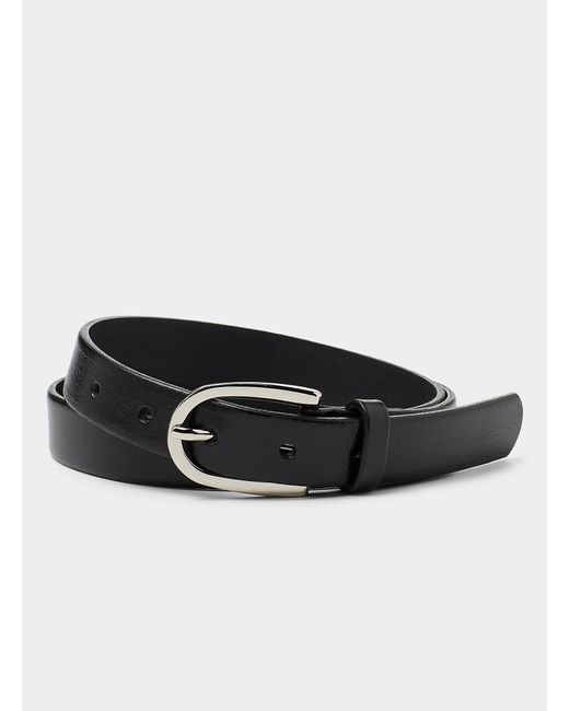 Simon's Black Slim Elongated D