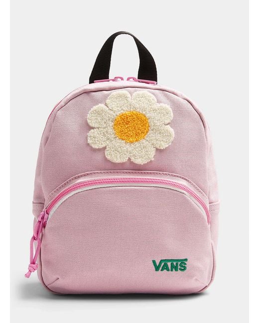 Vans Pink Daisy Mini Backpack