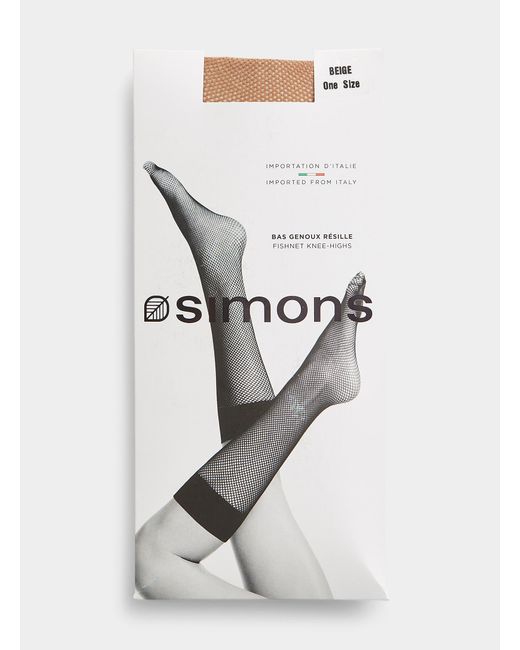 Simon's Natural Fishnet Knee