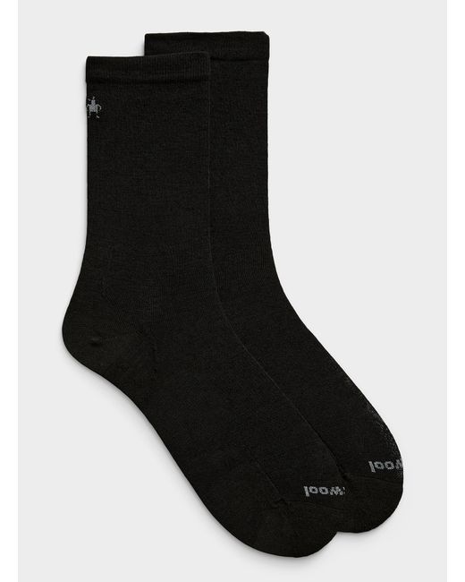 Smartwool Black Solid Merino Wool Socks for men