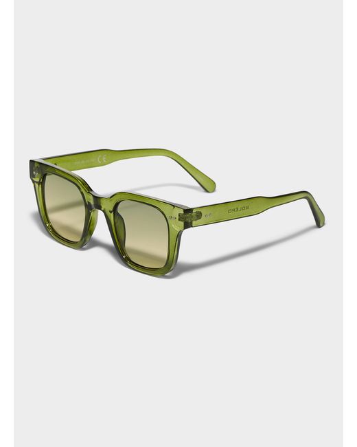 Simon's Green Square Sunglasses