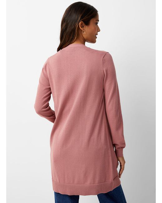 Contemporaine Long Flowy Open Cardigan 