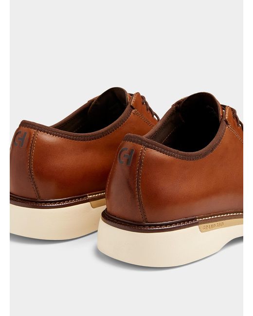 cole haan brown shoes white sole