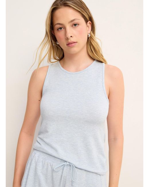 Miiyu White Soft Brushed Underside Cami