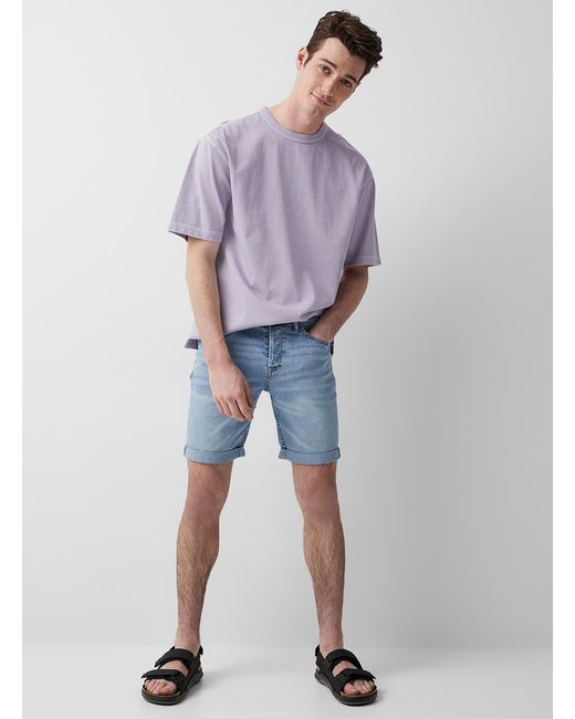 Faded Denim Jean Short in Blue for Men 