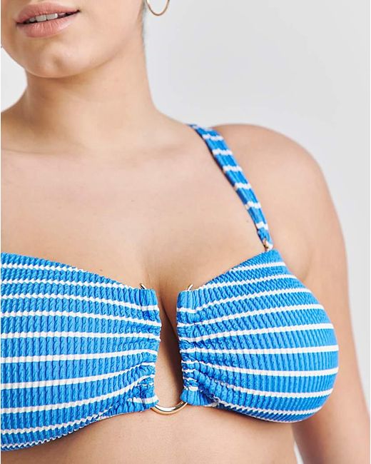 JD Williams Blue Non Wired Bikini Top