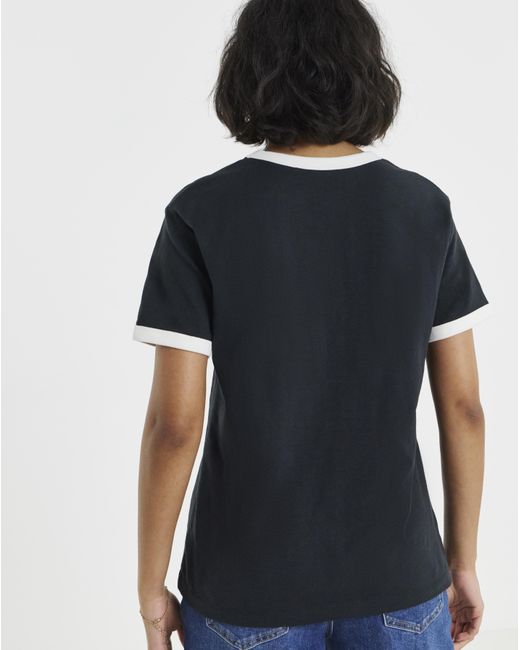 Simply Be Blue Ringer T-Shirt