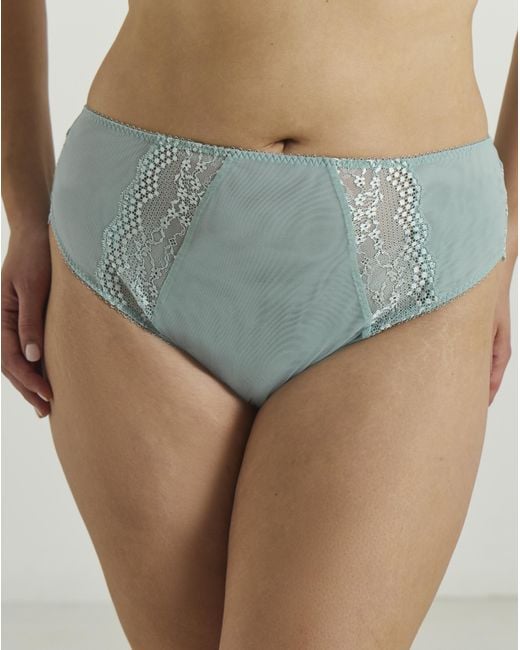 Elomi Blue Lucie High Leg Knicker