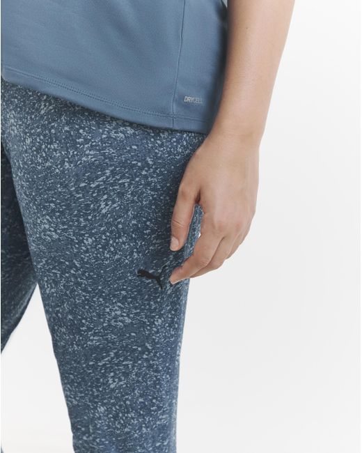 PUMA Blue Train Essential Printed Leggings
