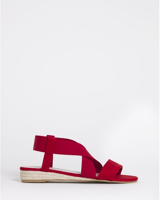 JD Williams White Low Wedge Espadrilles Ex Wide