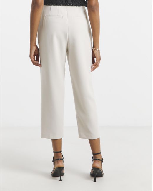 Joanna Hope White Tailored Capri Trousers