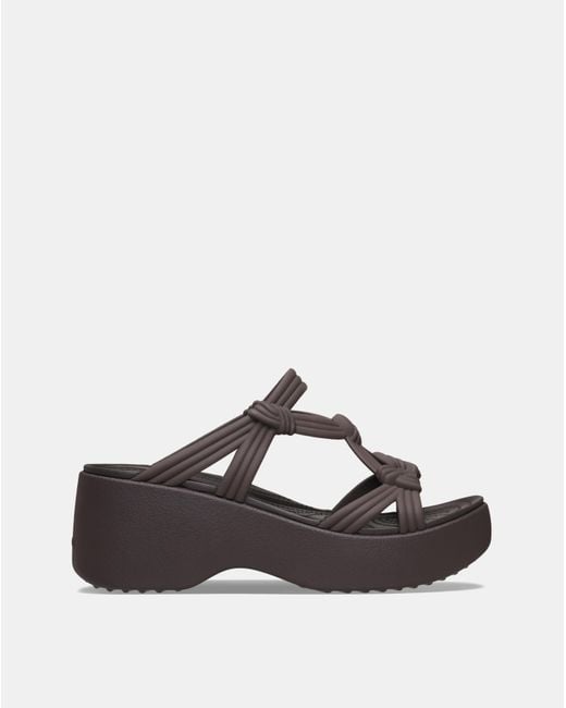 CROCSTM Brown Brooklyn Knot Sky Sandal