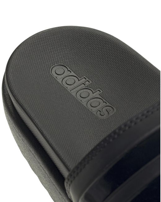 Adidas White Adilette Platform Slides