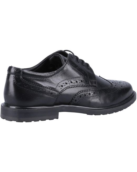 Hush Puppies Black Verity Brogue